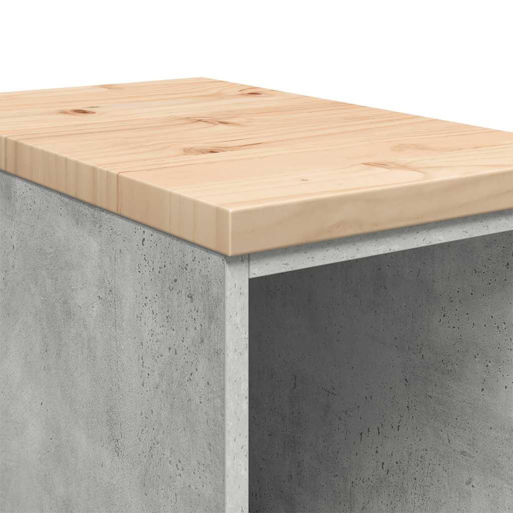 vidaXL ντουλάπι αποθήκευσης γκαράζ 30x51x85 εκ μασίφ ξύλο πεύκο