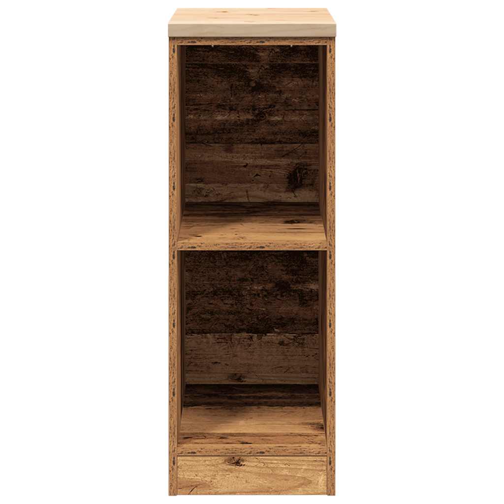 vidaXL ντουλάπι αποθήκευσης γκαράζ 30x51x85 εκ μασίφ ξύλο πεύκο