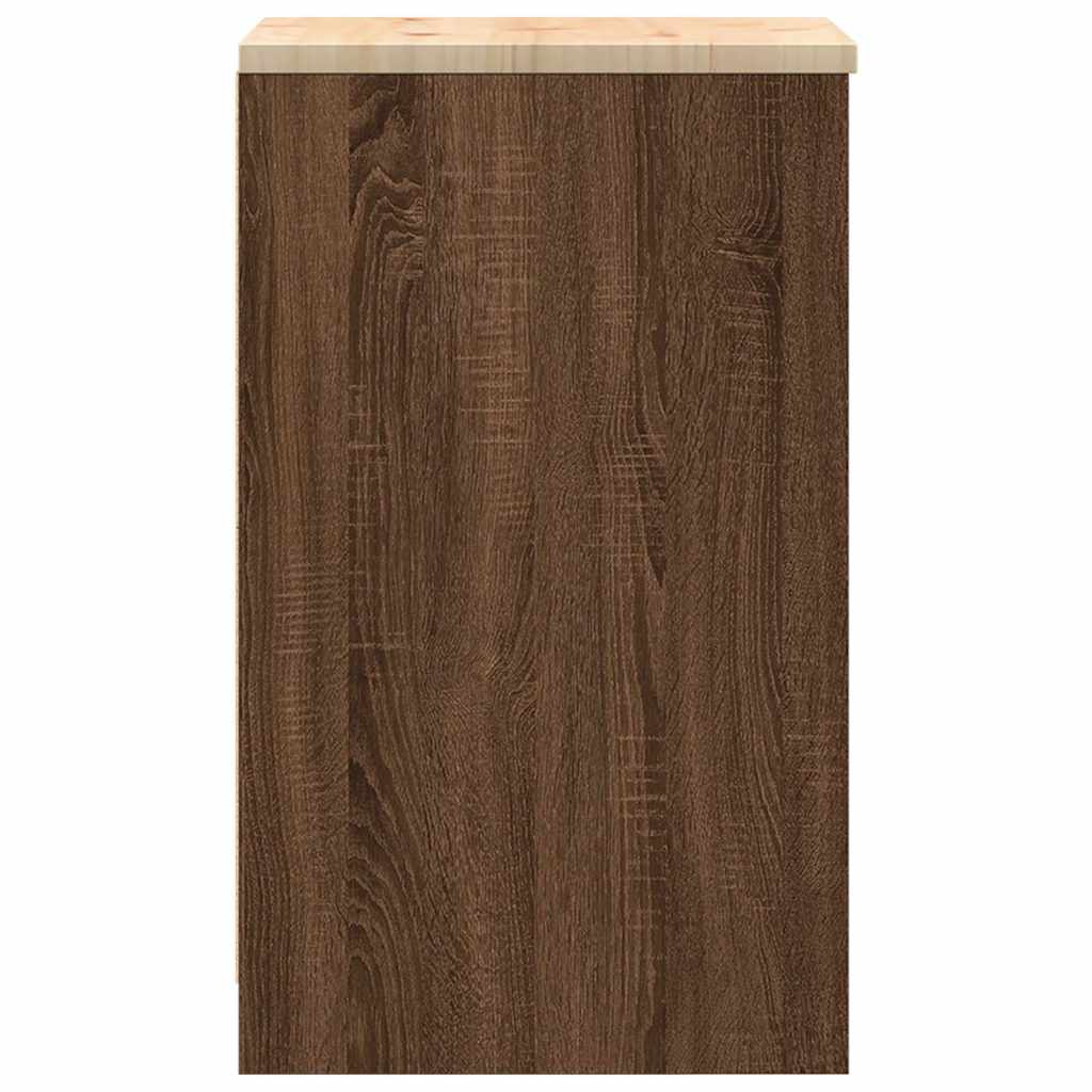 vidaXL ντουλάπι αποθήκευσης γκαράζ 40x51x85 εκ μασίφ ξύλο πεύκο