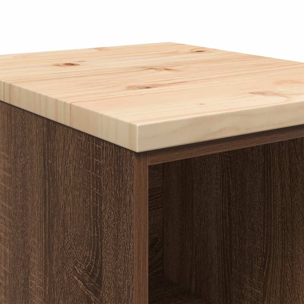 vidaXL ντουλάπι αποθήκευσης γκαράζ 40x51x85 εκ μασίφ ξύλο πεύκο