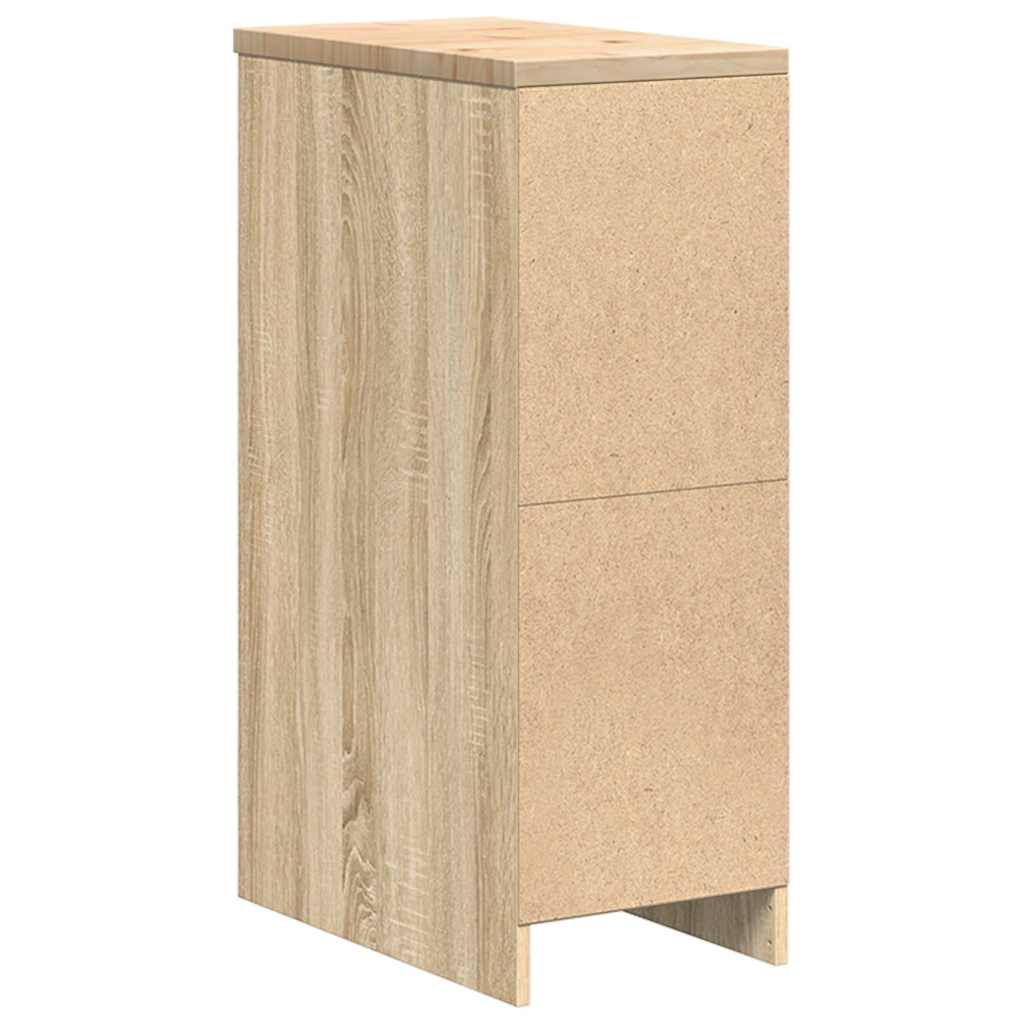 vidaXL ντουλάπι αποθήκευσης γκαράζ 30x51x85 εκ μασίφ ξύλο πεύκο
