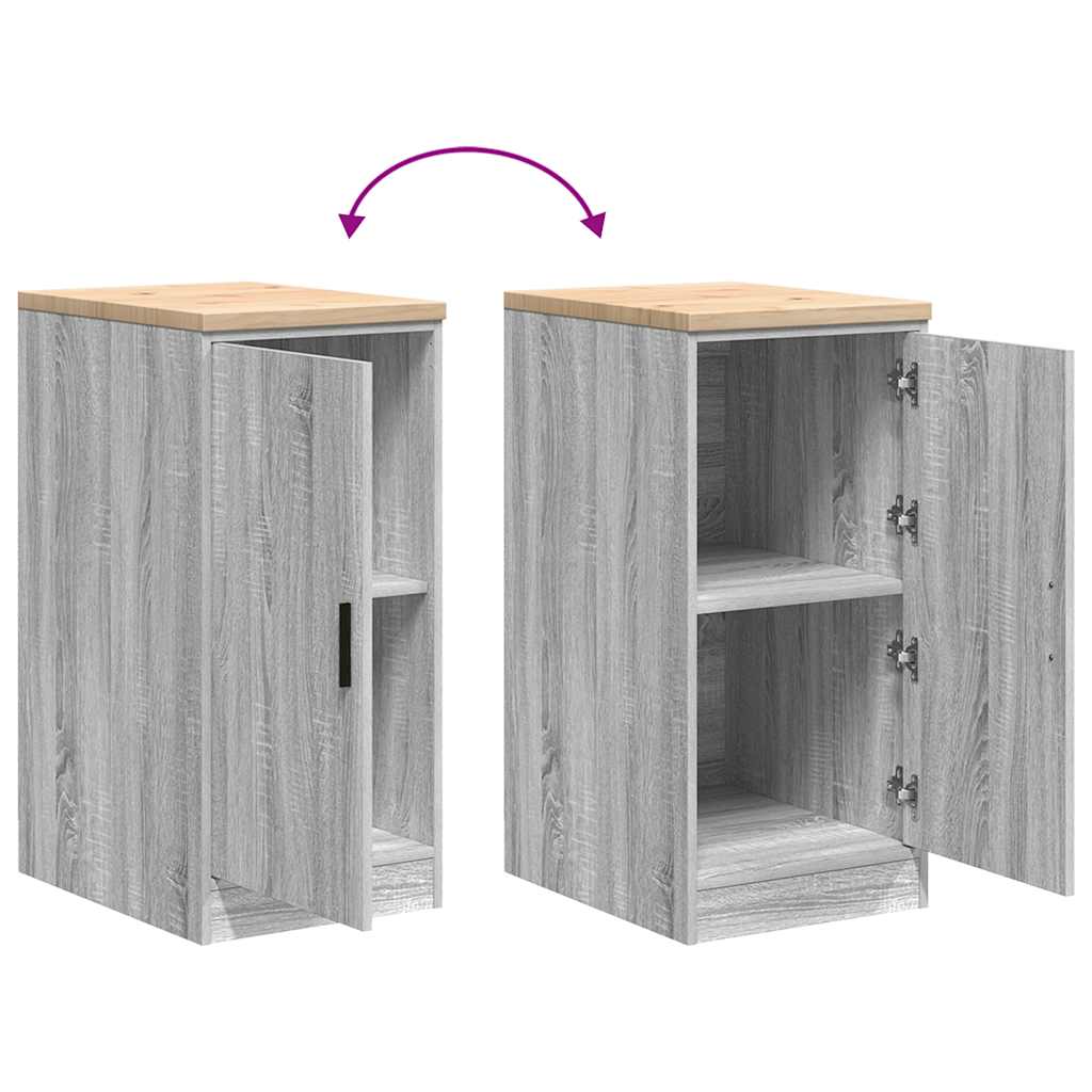 vidaXL ντουλάπι αποθήκευσης γκαράζ 40x51x85 εκ μασίφ ξύλο πεύκο