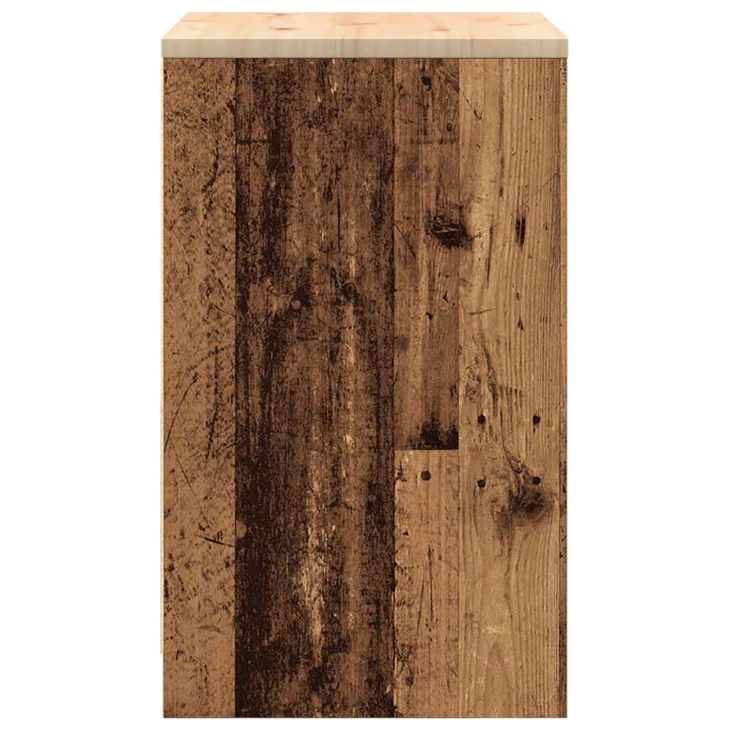 vidaXL ντουλάπι αποθήκευσης γκαράζ 60x51x85 εκ μασίφ ξύλο πεύκο