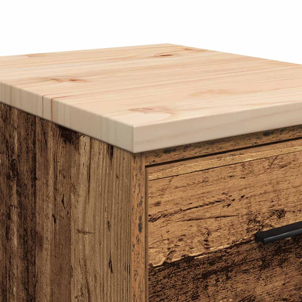 vidaXL ντουλάπι αποθήκευσης γκαράζ 40x51x85 εκ μασίφ ξύλο πεύκο