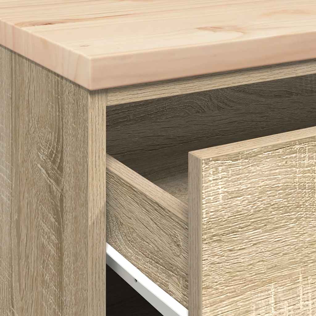 vidaXL ντουλάπι αποθήκευσης γκαράζ 60x51x85 εκ μασίφ ξύλο πεύκο