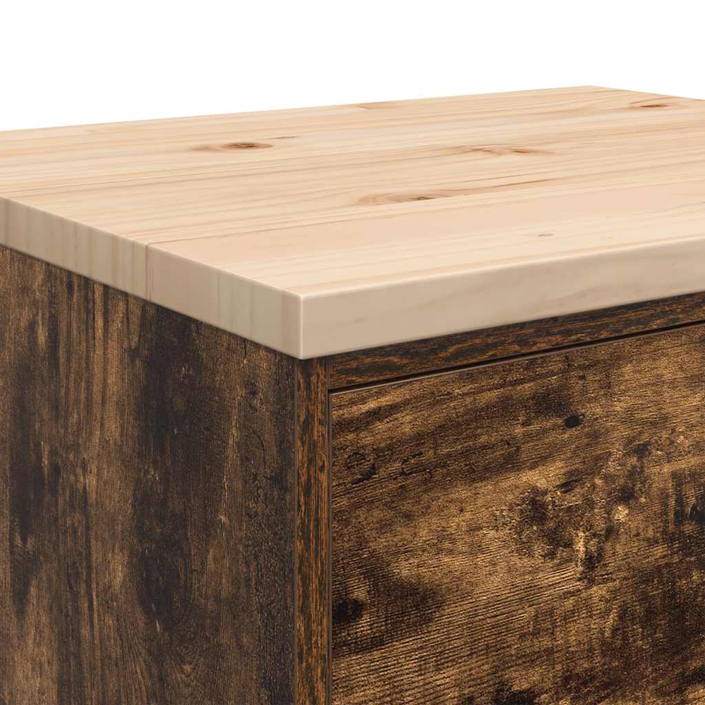 vidaXL ντουλάπι αποθήκευσης γκαράζ 60x51x85 εκ μασίφ ξύλο πεύκο