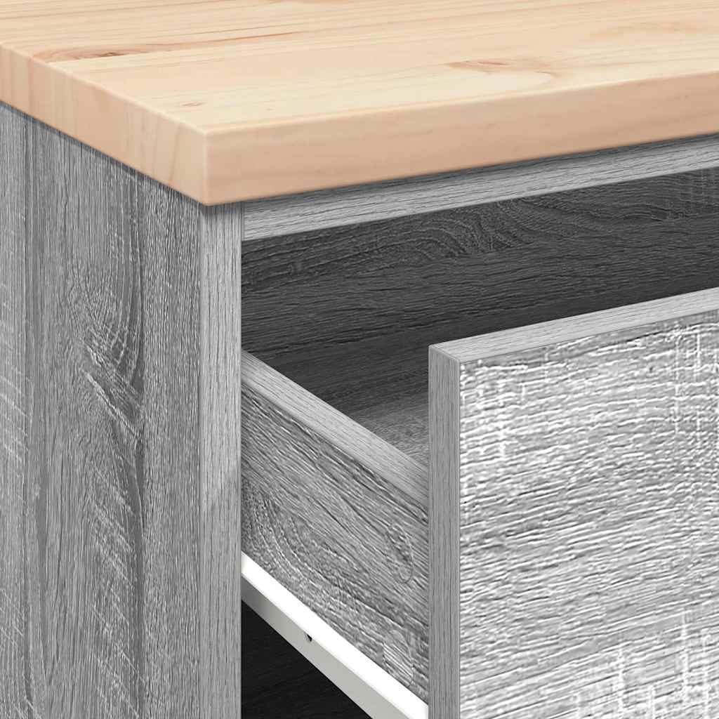 vidaXL ντουλάπι αποθήκευσης γκαράζ 60x51x85 εκ μασίφ ξύλο πεύκο