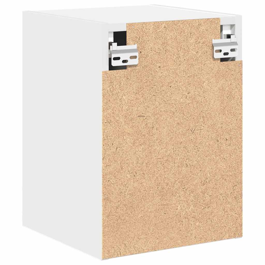 vidaXL ντουλάπια τοίχου γκαράζ 2 τεμ. Λευκά από Επεξεργασμένο Ξύλο