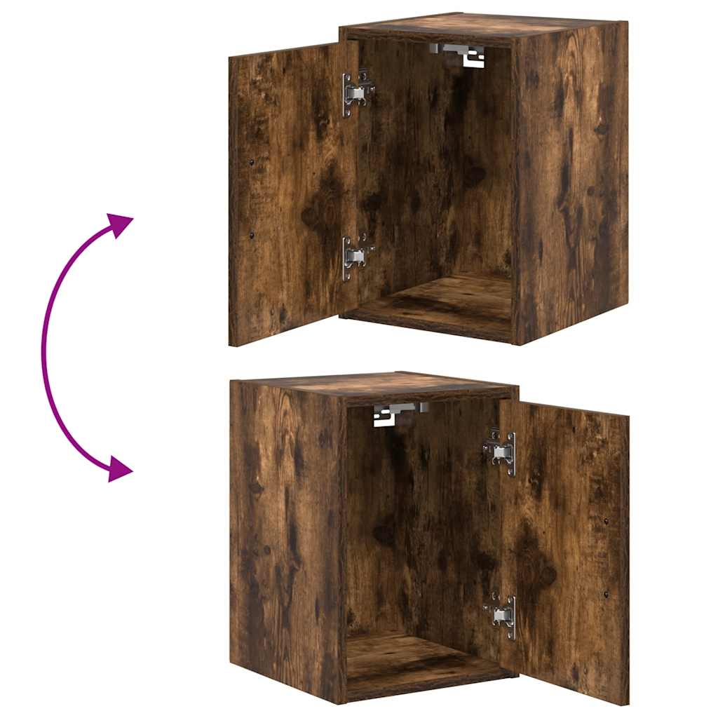 vidaXL ντουλάπια τοίχου γκαράζ 2 τεμ. από Επεξεργασμένο Ξύλο