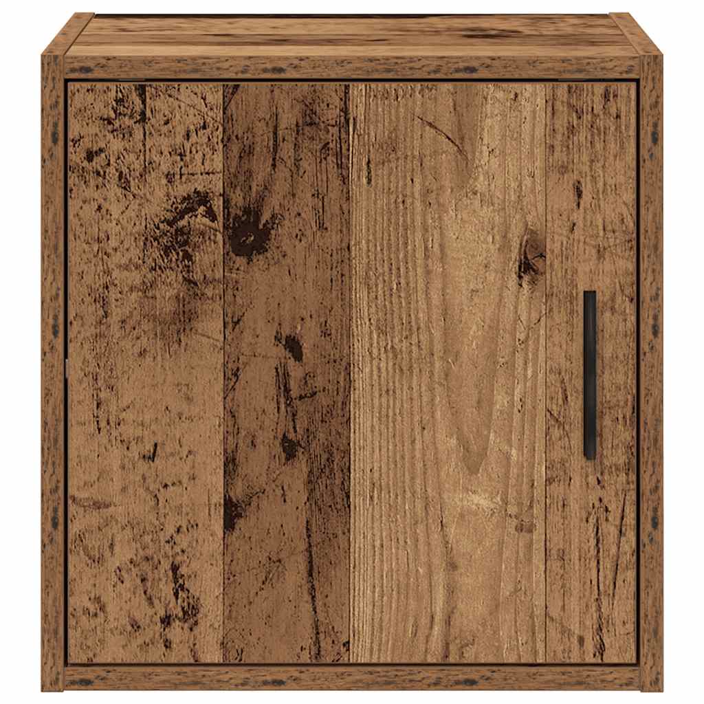 vidaXL ντουλάπια τοίχου γκαράζ 2 τεμ. Παλιό Ξύλο κατασκευασμένο ξύλο