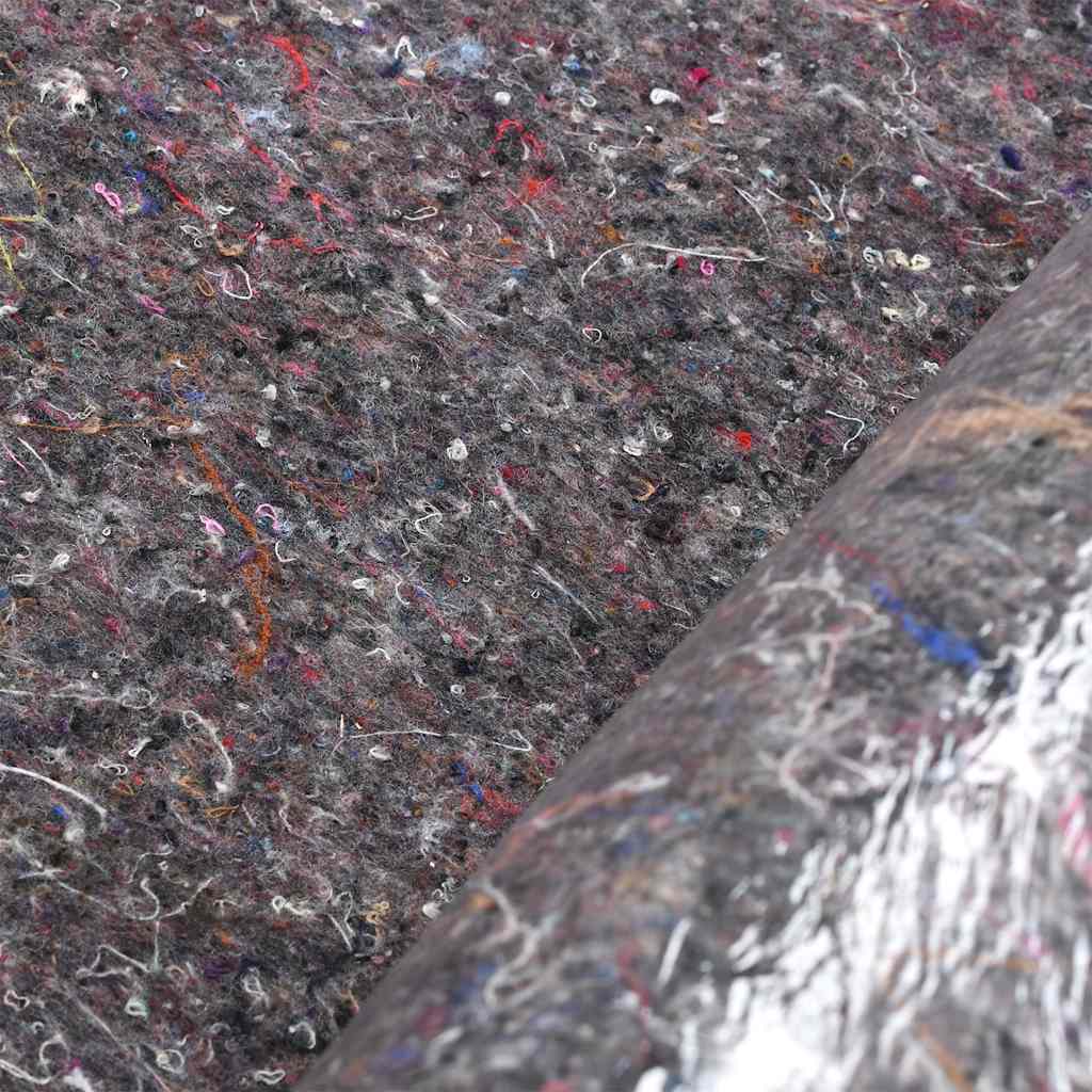 vidaXL Αντιολισθητικό μαλλί ζωγράφου 10 m 180 g/m² Γκρι