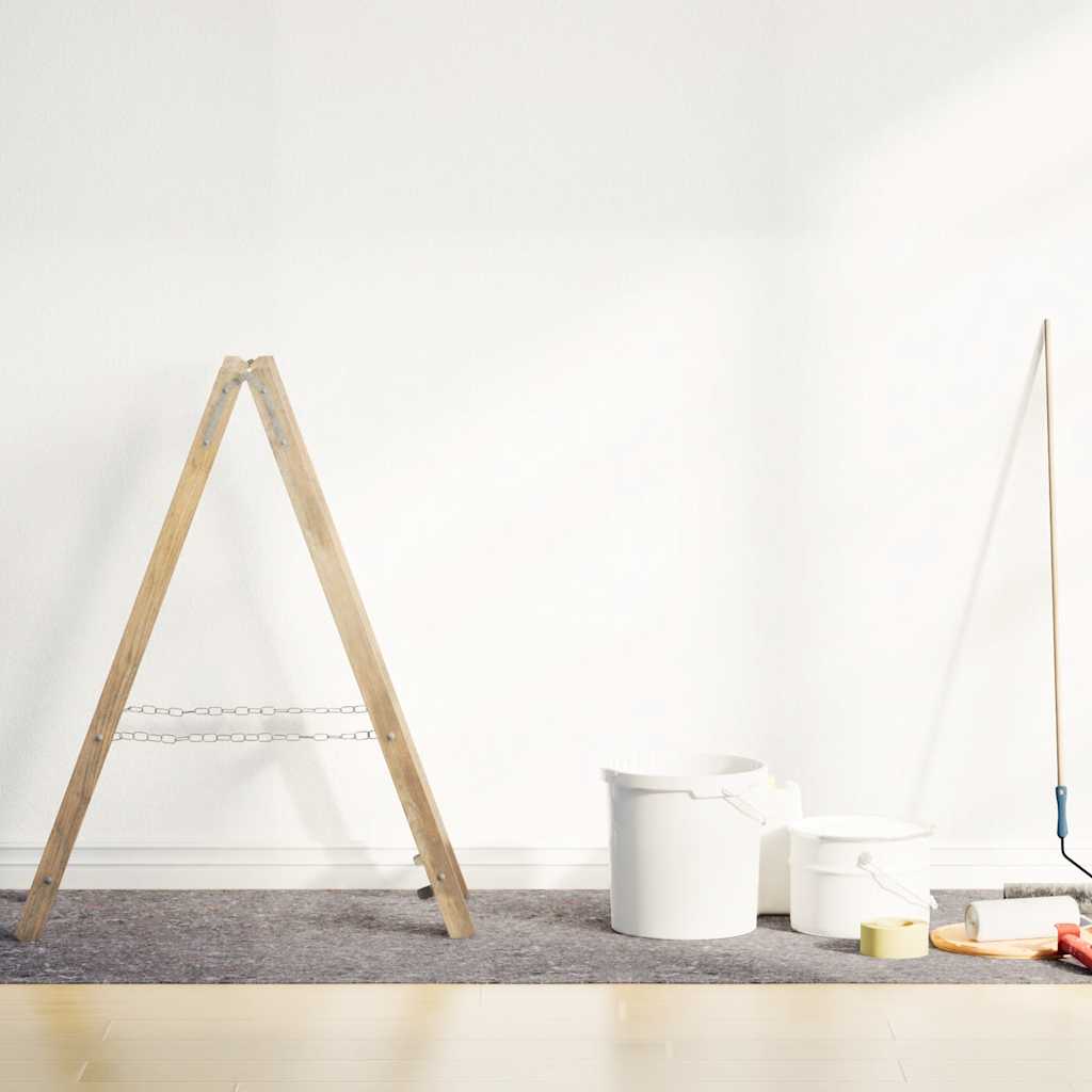 vidaXL Αντιολισθητικό μαλλί ζωγράφου 25 m 180 g/m² Γκρι