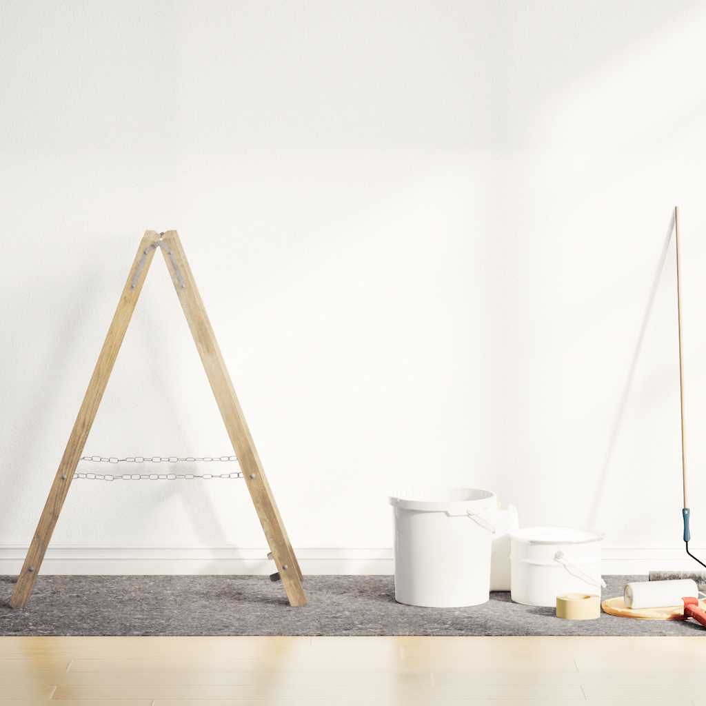 vidaXL Αντιολισθητικό μαλλί ζωγράφου 25 m 220 g/m² Γκρι