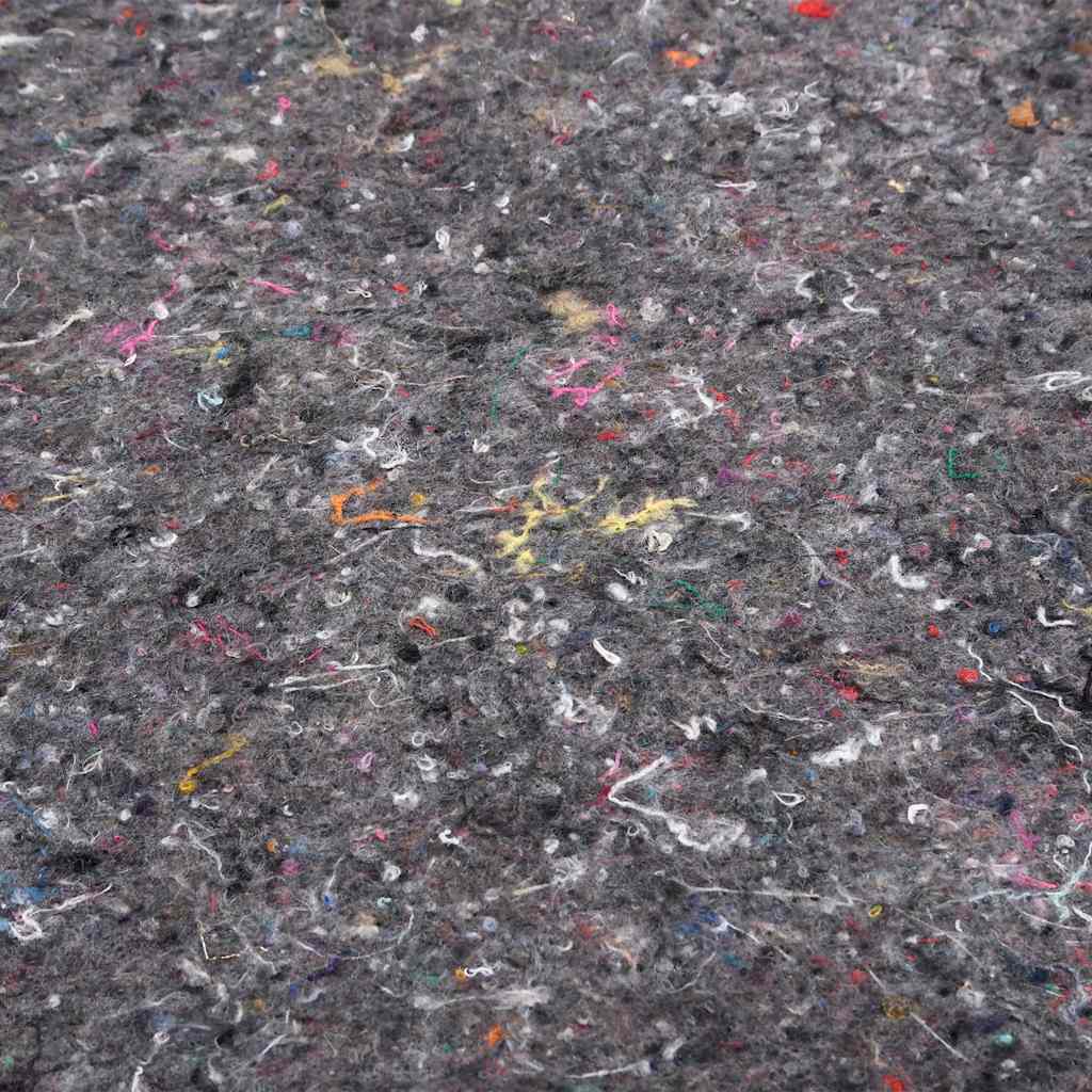 vidaXL Αντιολισθητικό μαλλί ζωγράφου 25 m 220 g/m² Γκρι