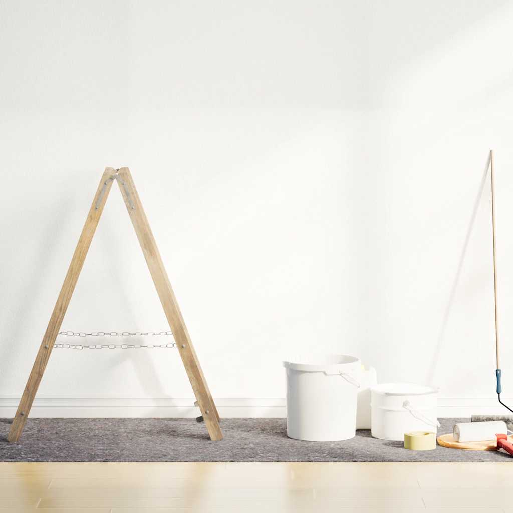 vidaXL Αντιολισθητικό μαλλί ζωγράφου 10 m 280 g/m² Γκρι