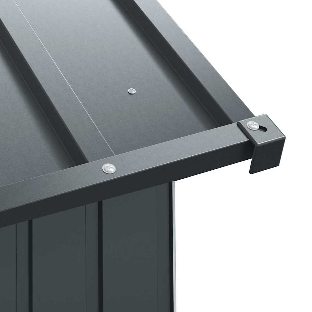 vidaXL Κλουβί Πουλιών Γκρι Άνθρακας 210x215x247 εκ Ατσάλι