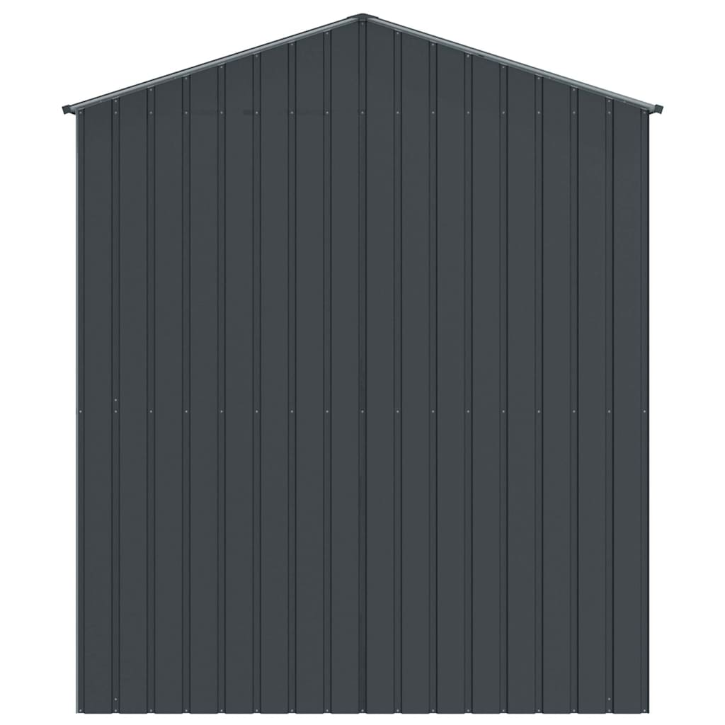 vidaXL Κλουβί Πουλιών με Προέκταση Ανθρακί 210x442x247 εκ. Χάλυβας