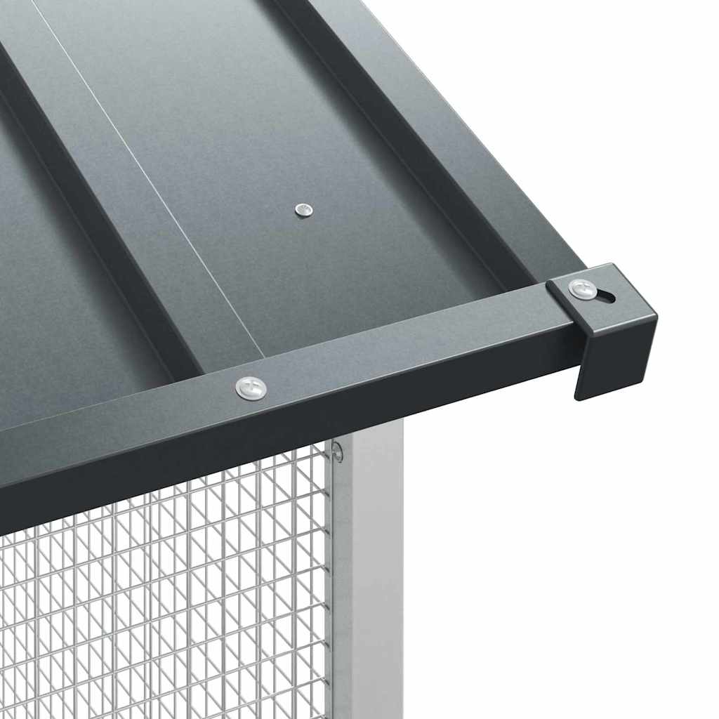 vidaXL Κλουβί Πουλιών Ανθρακί 215x310x247 εκ. Χάλυβας