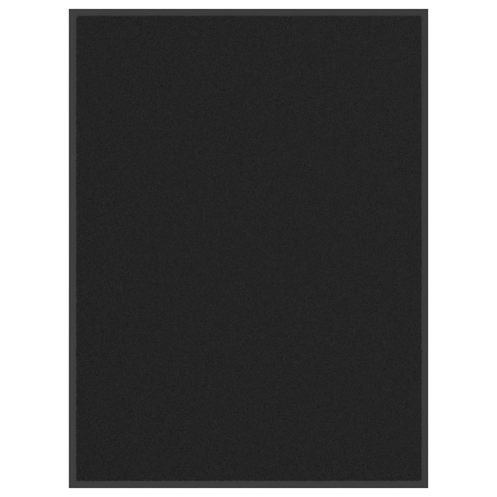 vidaXL Πατάκι Εισόδου Μαύρο 90 x 120 εκ.