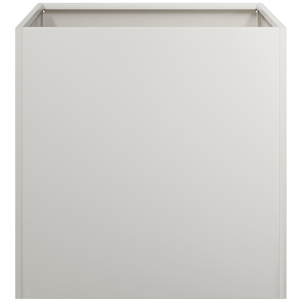 vidaXL Ζαρντινιέρα 40x40x40 εκ. από Ανοξείδωτο Ατσάλι