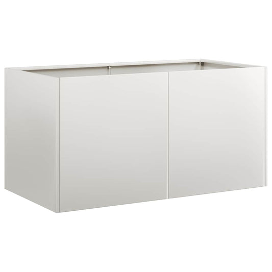 vidaXL Ζαρντινιέρα 80x40x40 εκ. από Ανοξείδωτο Ατσάλι