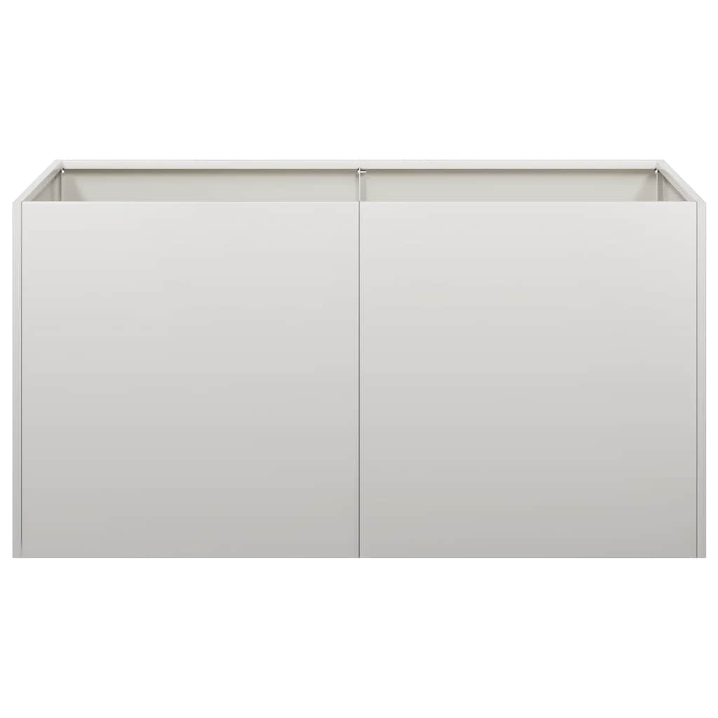 vidaXL Ζαρντινιέρα 80x40x40 εκ. από Ανοξείδωτο Ατσάλι