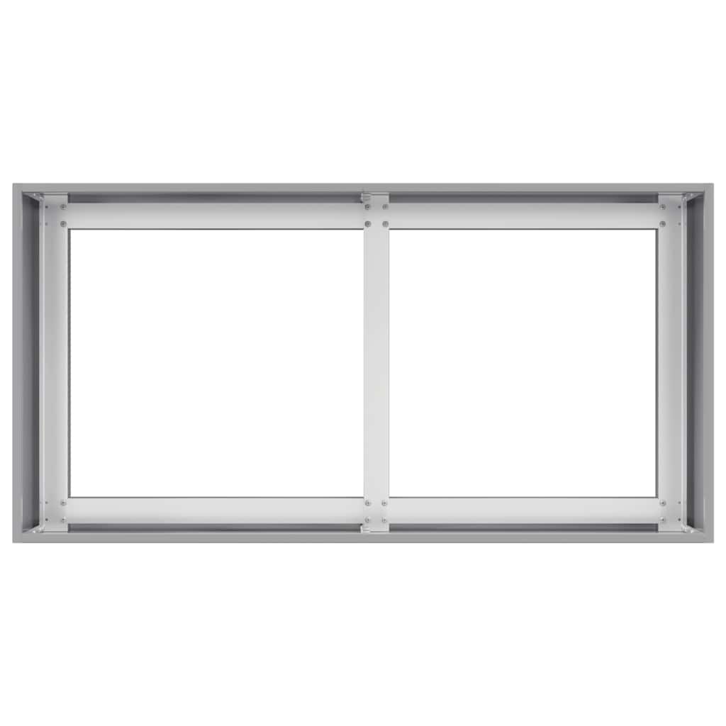 vidaXL Ζαρντινιέρα 80x40x40 εκ. από Γαλβανισμένο Ατσάλι