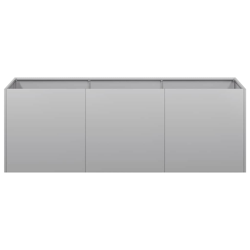 vidaXL Ζαρντινιέρα 120x40x40 εκ. από Γαλβανισμένο Ατσάλι