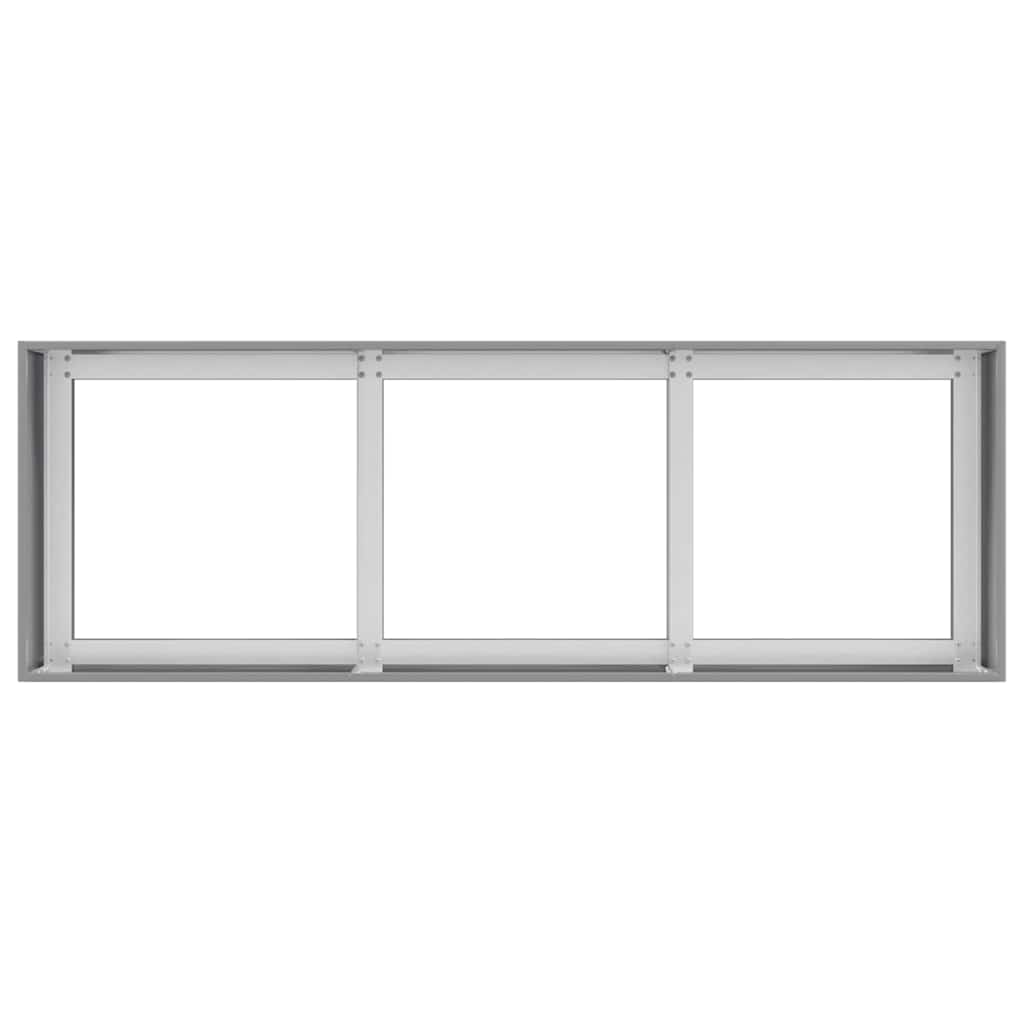 vidaXL Ζαρντινιέρα 120x40x40 εκ. από Γαλβανισμένο Ατσάλι