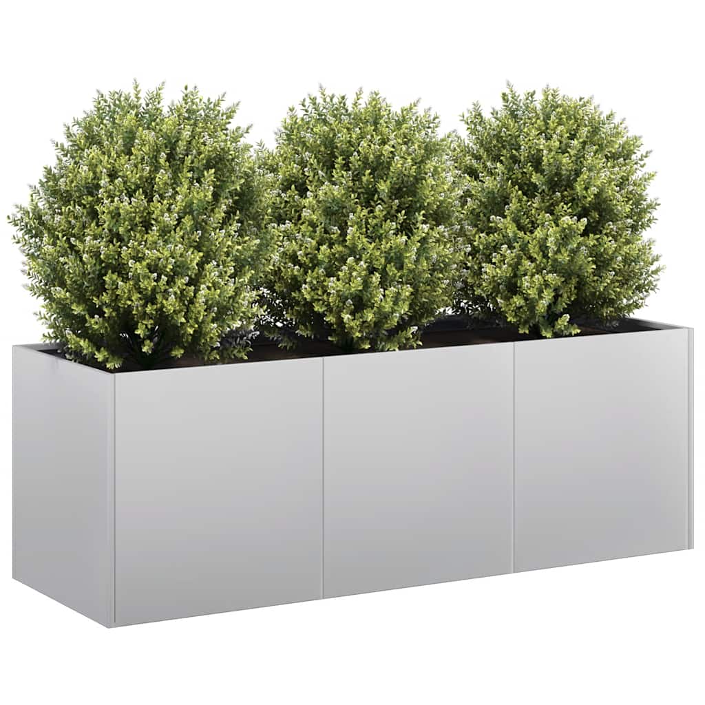 vidaXL Ζαρντινιέρα 120x40x40 εκ. από Γαλβανισμένο Ατσάλι