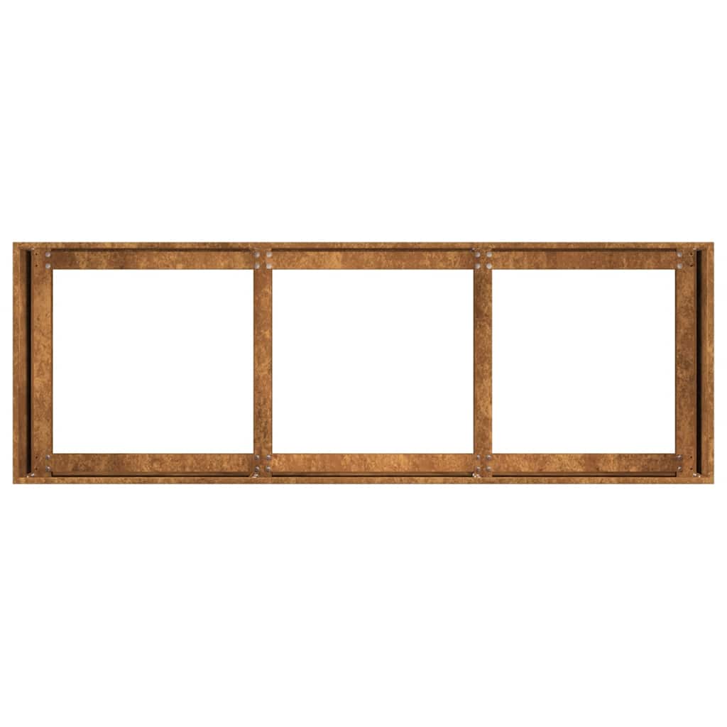 vidaXL Ζαρντινιέρα 120x40x40 εκ. Ατσάλι Σκληρυθέν στον Αέρα