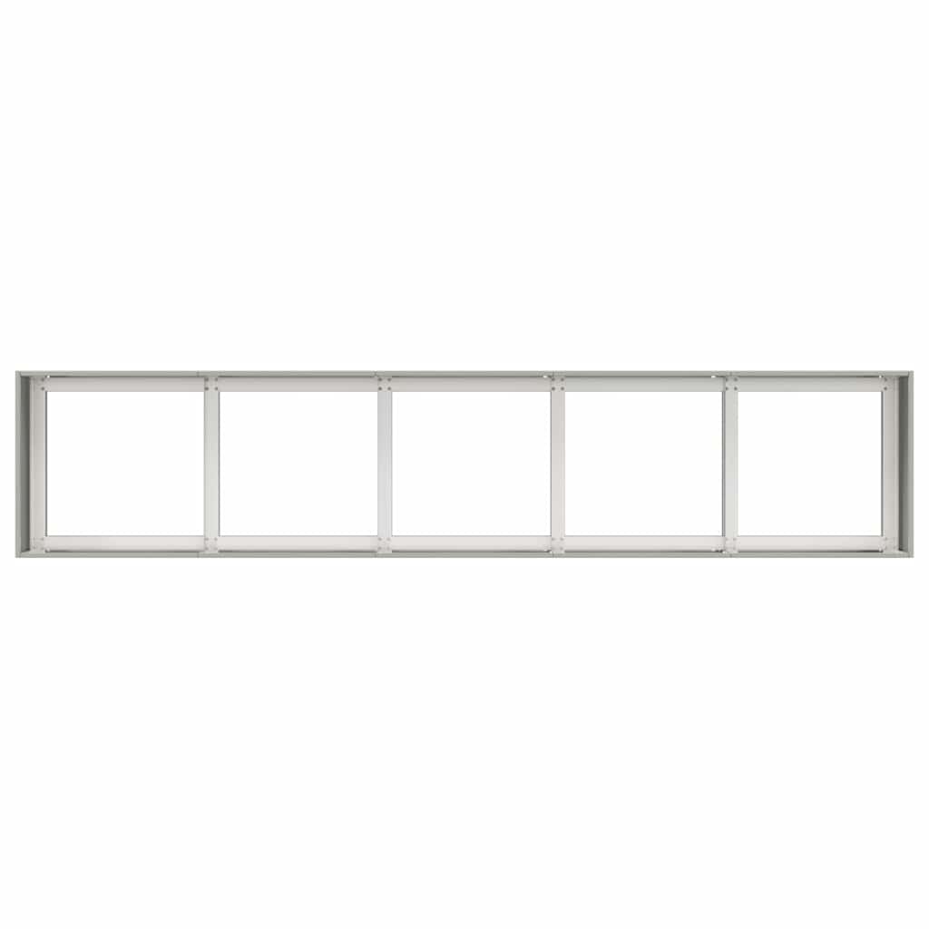 vidaXL Ζαρντινιέρα 200x40x40 εκ. από Ανοξείδωτο Ατσάλι