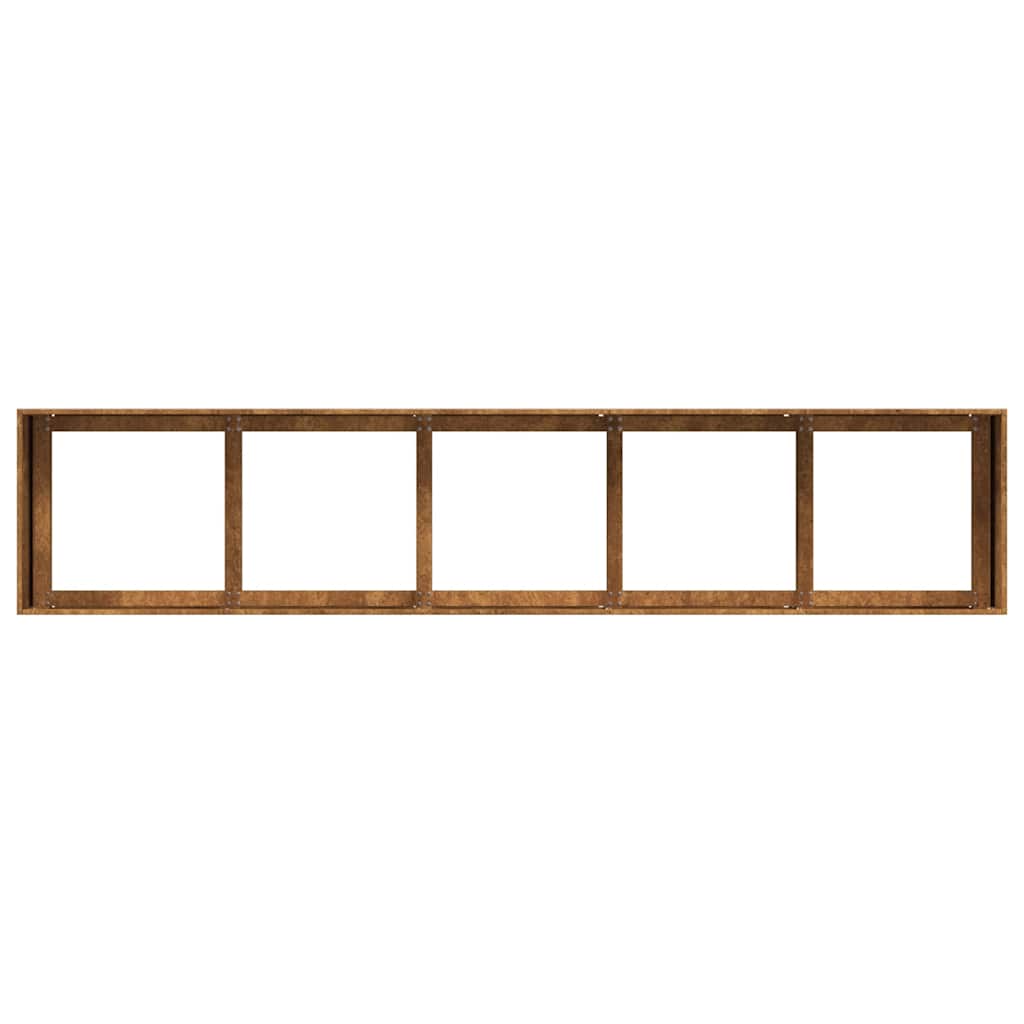 vidaXL Ζαρντινιέρα 200x40x40 εκ. Ατσάλι Σκληρυθέν στον Αέρα