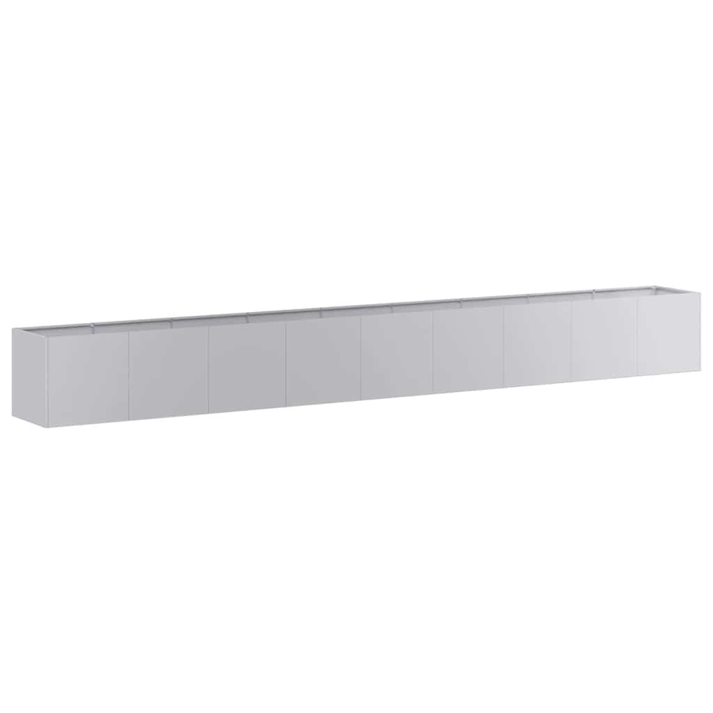 vidaXL Ζαρντινιέρα 360x40x40 εκ. από Γαλβανισμένο Ατσάλι