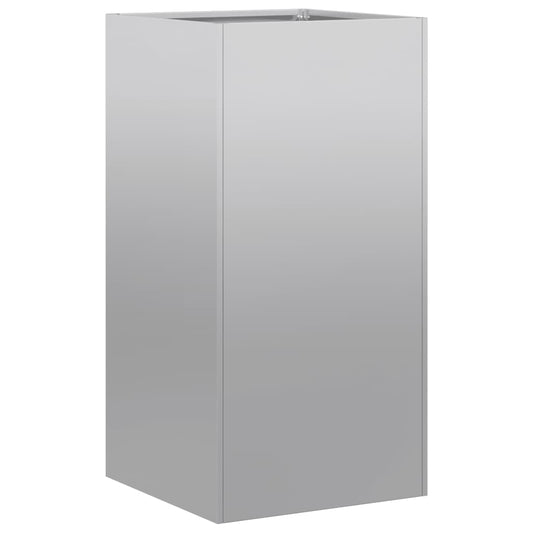 vidaXL Ζαρντινιέρα 40x40x80 εκ. από Γαλβανισμένο Ατσάλι