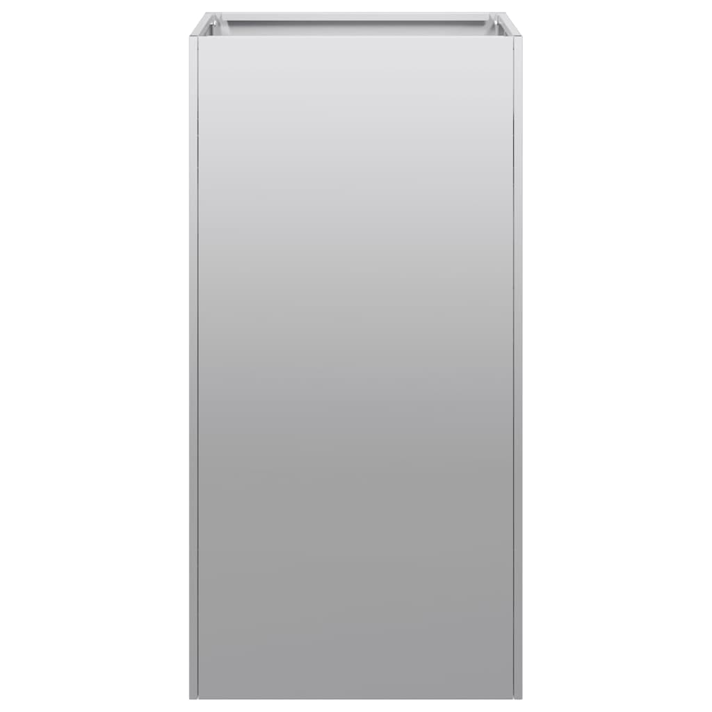 vidaXL Ζαρντινιέρα 40x40x80 εκ. από Γαλβανισμένο Ατσάλι