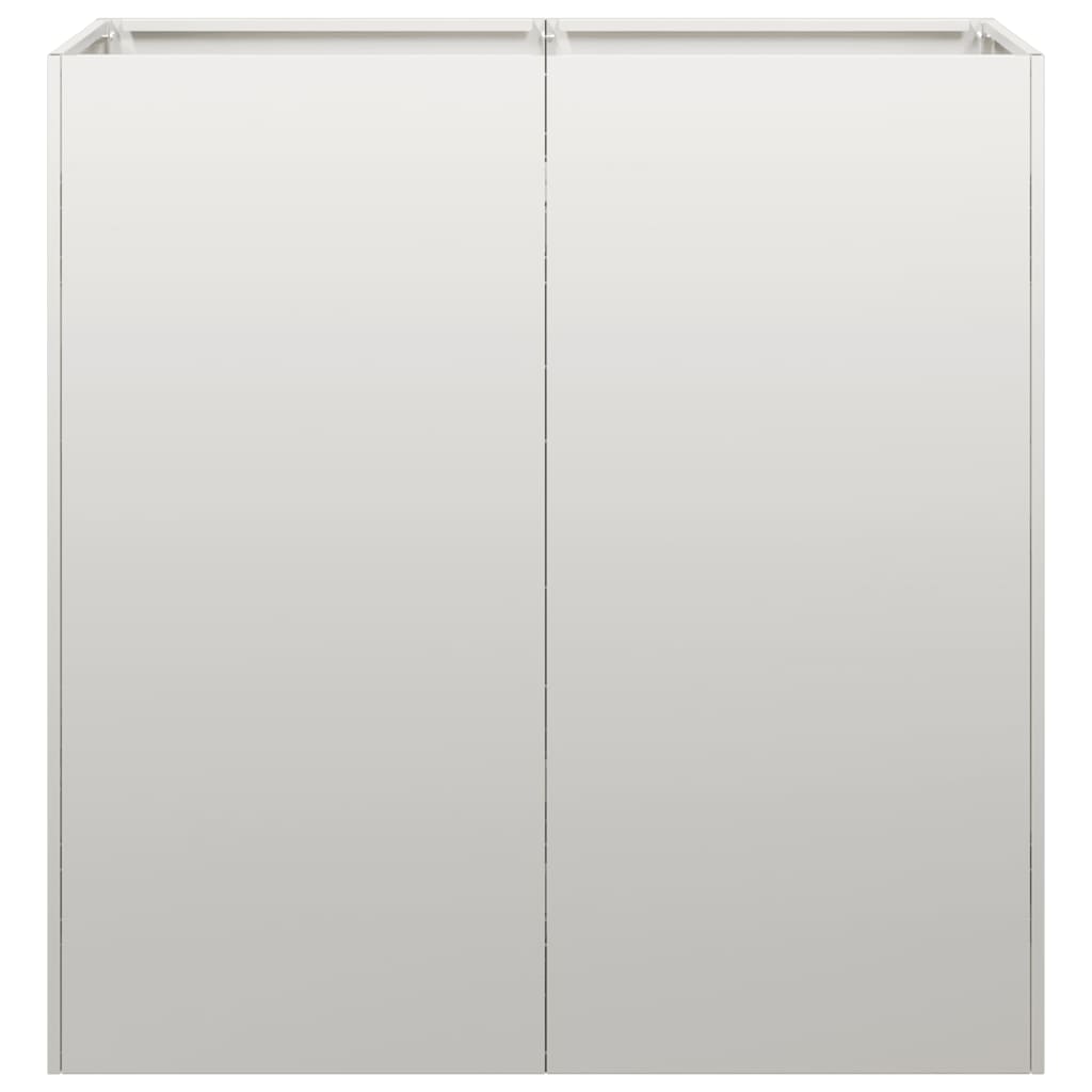 vidaXL Ζαρντινιέρα 80x40x80 εκ. από Ανοξείδωτο Ατσάλι