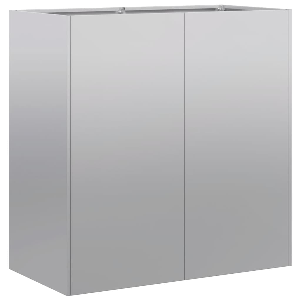 vidaXL Ζαρντινιέρα 80x40x80 εκ. από Γαλβανισμένο Ατσάλι