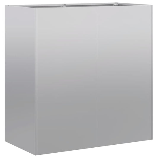 vidaXL Ζαρντινιέρα 80x40x80 εκ. από Γαλβανισμένο Ατσάλι