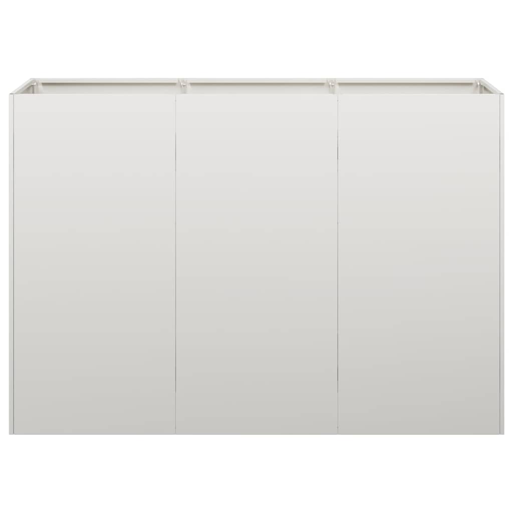 vidaXL Ζαρντινιέρα 120x40x80 εκ. από Ανοξείδωτο Ατσάλι