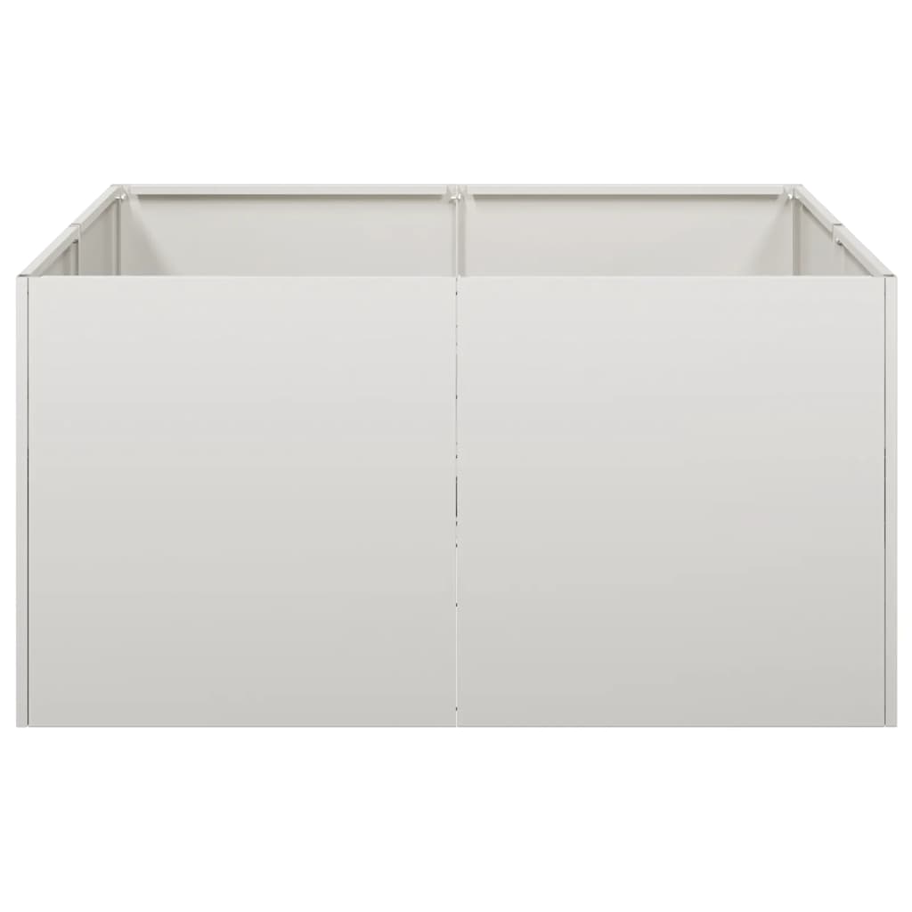 vidaXL Ζαρντινιέρα 80x80x40 εκ. από Ανοξείδωτο Ατσάλι