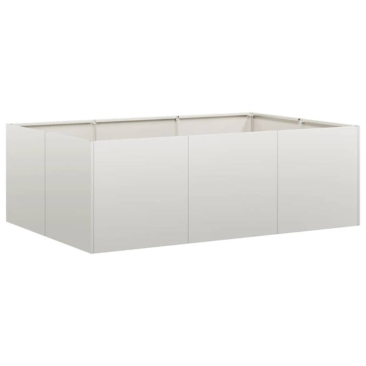 vidaXL Ζαρντινιέρα 120x80x40 εκ. από Ανοξείδωτο Ατσάλι