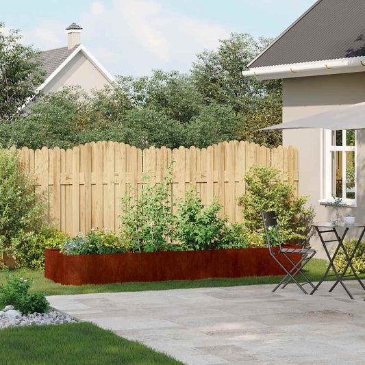 vidaXL Ζαρντινιέρα 280x80x40 εκ. Ατσάλι Σκληρυθέν στον Αέρα
