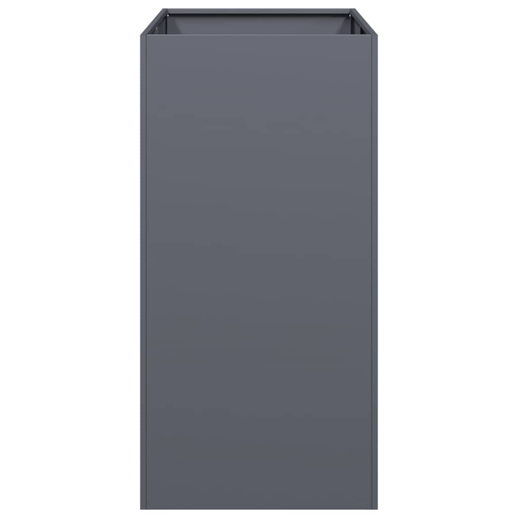vidaXL Ζαρντινιέρα Ανθρακί 40x80x80 εκ. από Χάλυβα