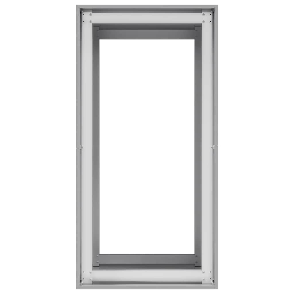 vidaXL Ζαρντινιέρα 40x80x80 εκ. από Γαλβανισμένο Ατσάλι