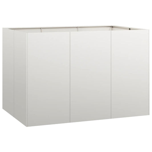 vidaXL Ζαρντινιέρα 120x80x80 εκ. από Ανοξείδωτο Ατσάλι
