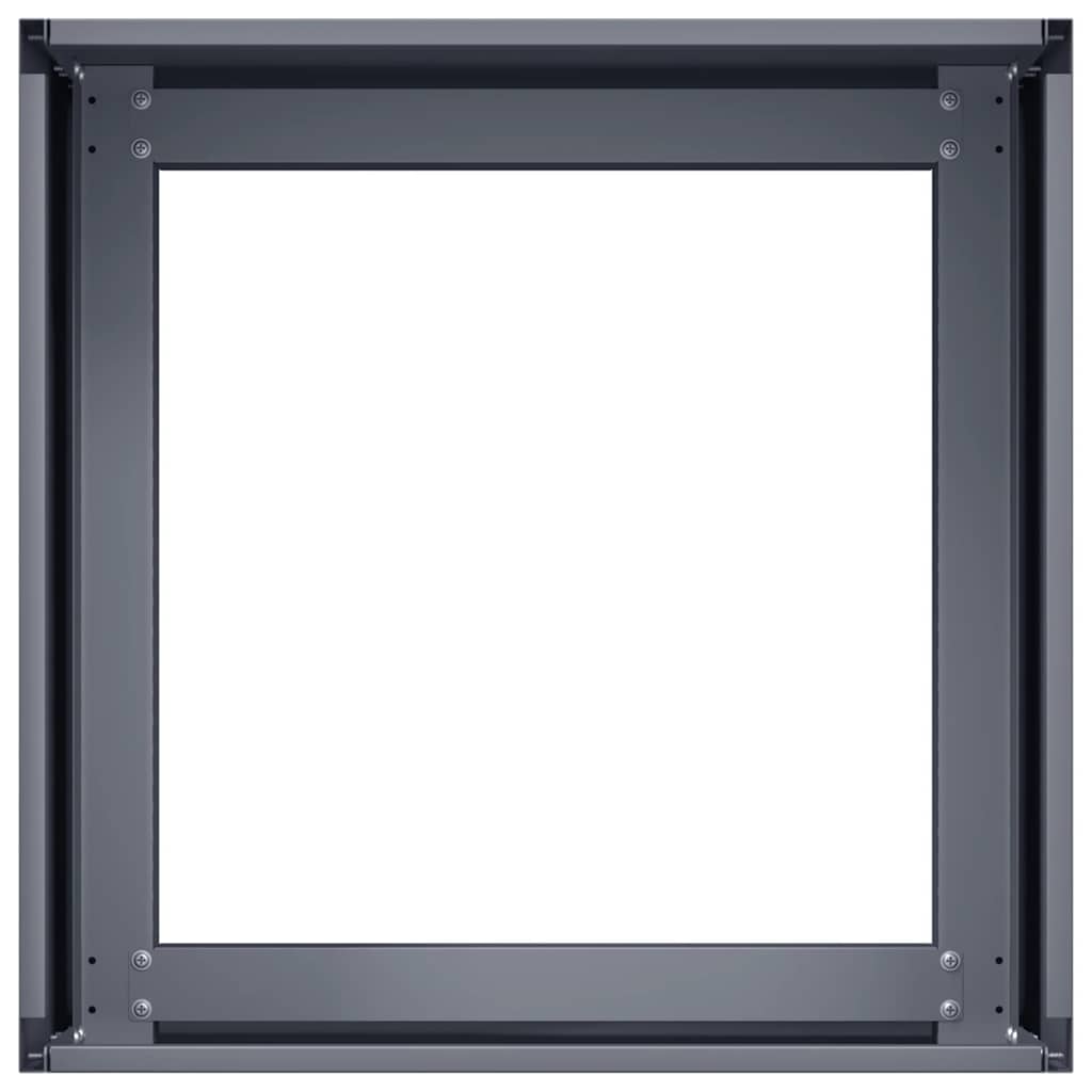 vidaXL Ζαρντινιέρα Ανθρακί 40x40x30 εκ. από Χάλυβα