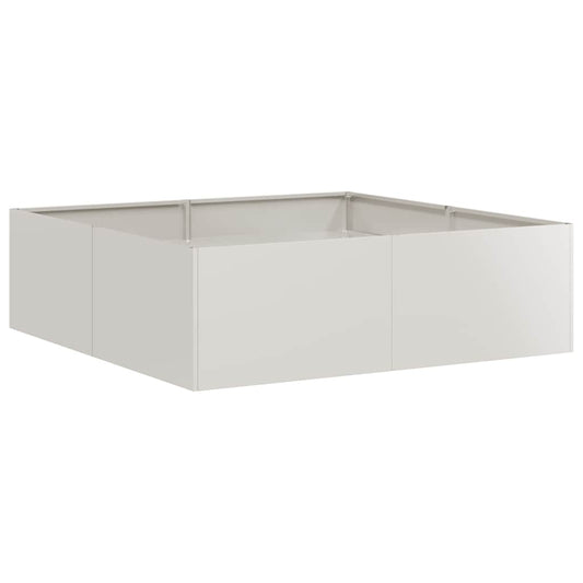 vidaXL Ζαρντινιέρα 100x100x30 εκ. από Ανοξείδωτο Ατσάλι