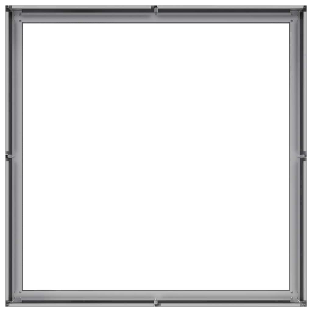 vidaXL Ζαρντινιέρα 100x100x30 εκ. από Γαλβανισμένο Ατσάλι