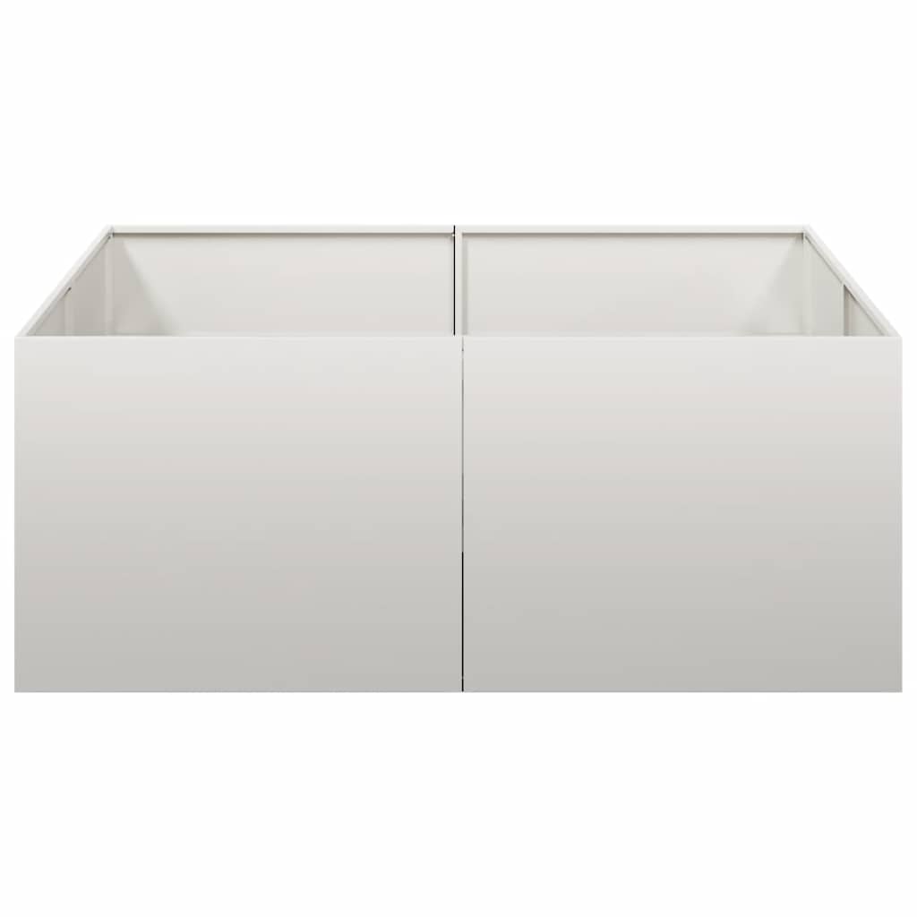 vidaXL Ζαρντινιέρα 100x100x40 εκ. από Ανοξείδωτο Ατσάλι